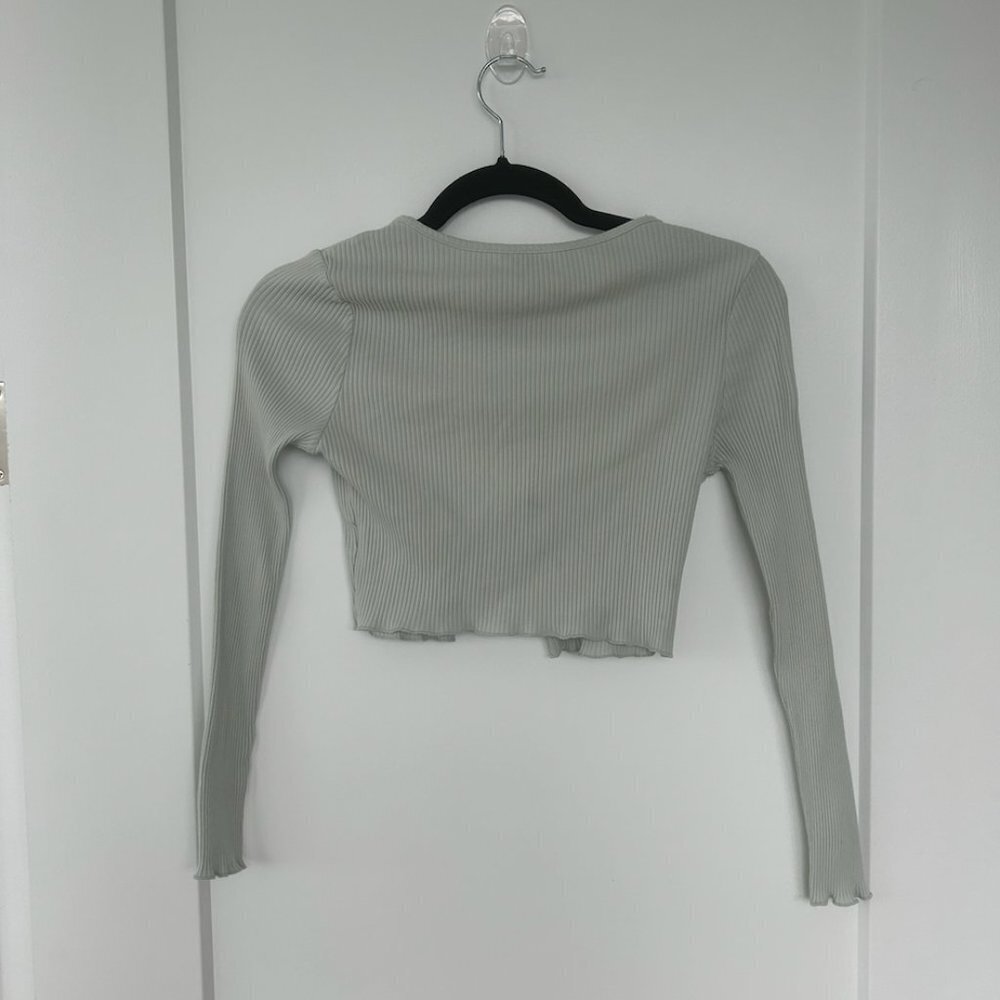Ribbed Tie Top - Picture 3 of 5